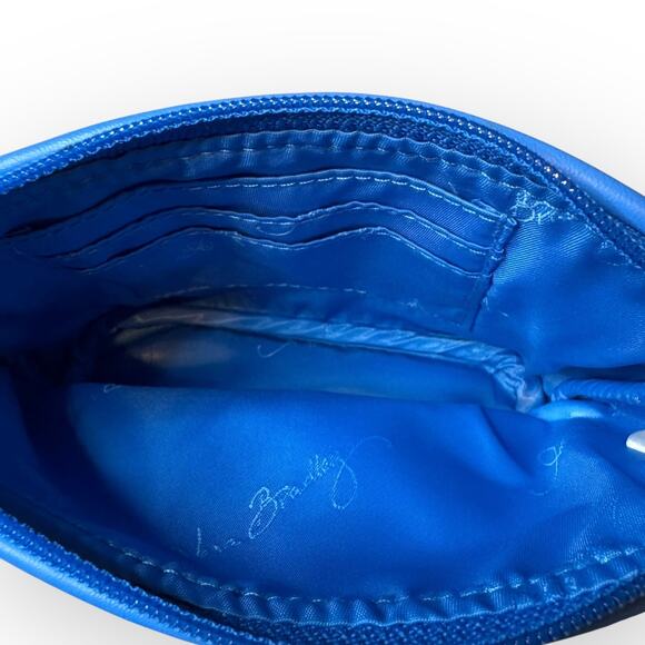 NWOT Women's Vera Bradley Mesh Sequin Wristlet in Camocat Blue - Picture 5 of 5